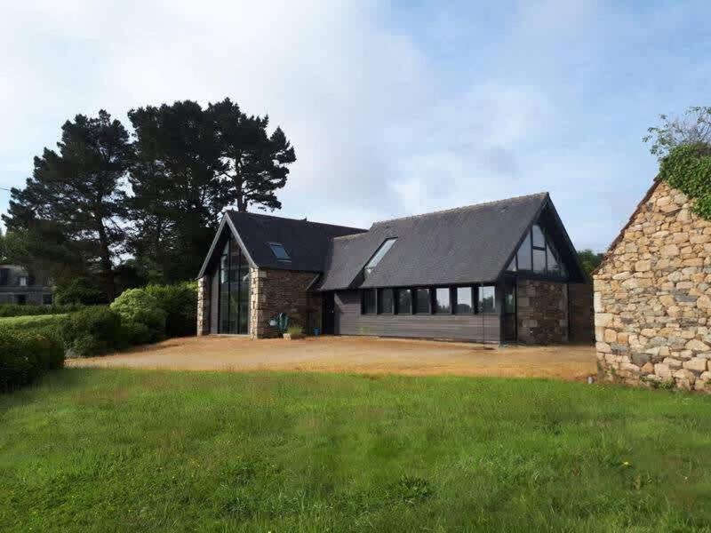 Large Farmhouse With Garden And Sea View For 8 People Locquenole Exterior photo